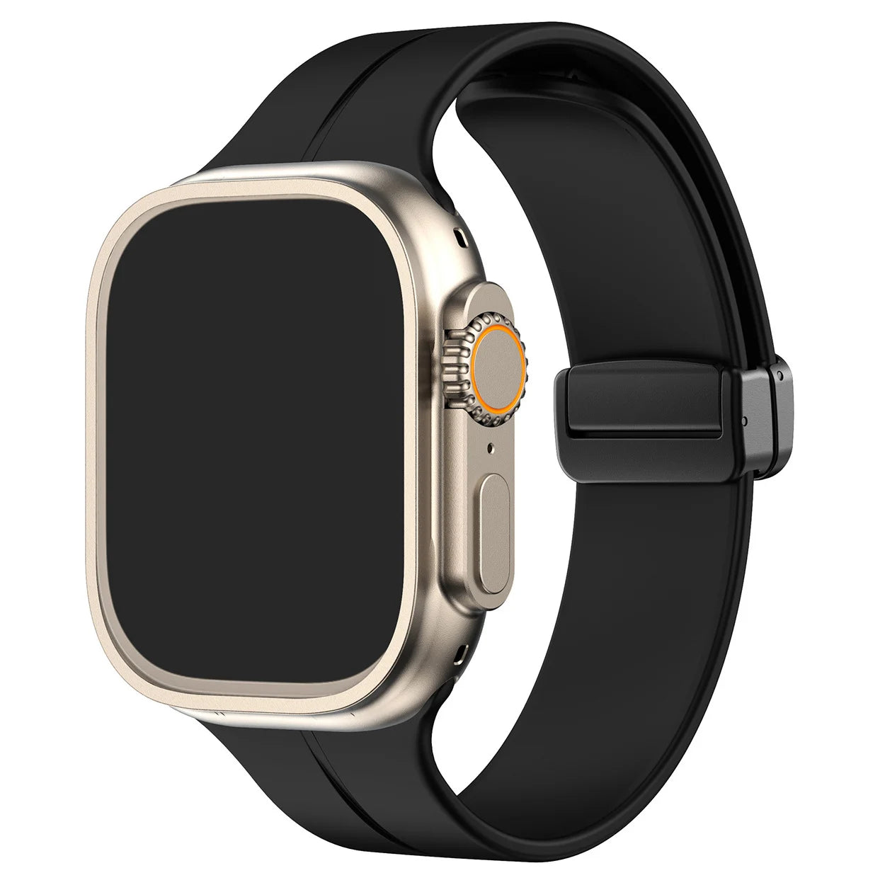 Magnetische siliconen Apple Watch band  2024 | 1+1 Gratis