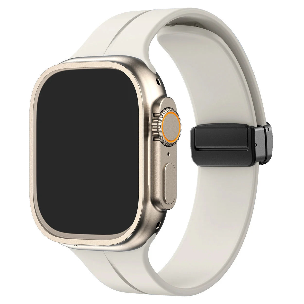 Magnetische siliconen Apple Watch band  2024 | 1+1 Gratis