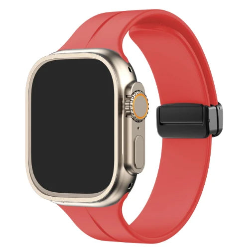 Magnetische siliconen Apple Watch band  2024 | 1+1 Gratis